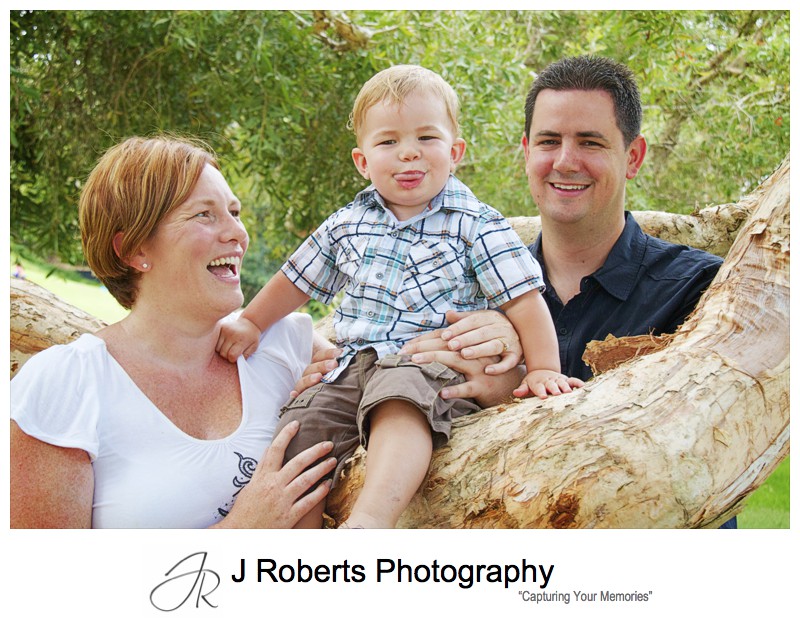 Family portrait with 18 month old boy - family portrait photography sydney